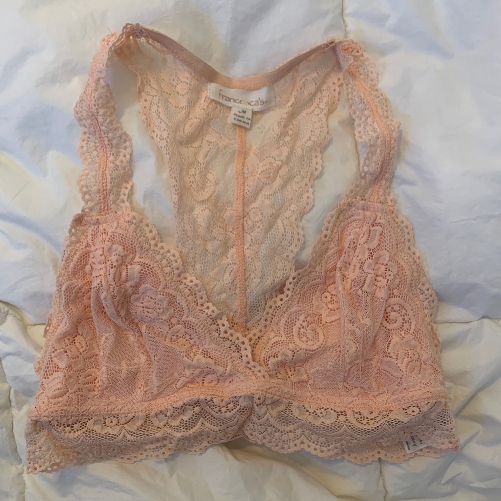 Francesca’s | Pink Lace Bralette